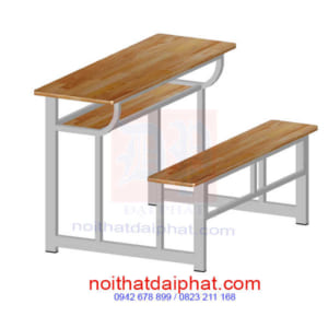 Bàn liền ghế không tựa