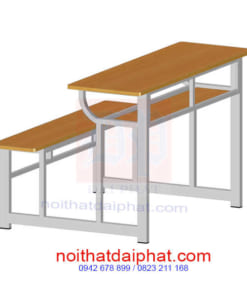 Bàn liền ghế không tựa