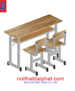 bàn ghế học sinh 2 ghế rời