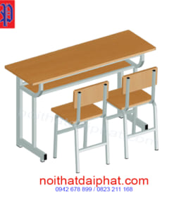 bàn ghế học sinh 2 ghế rời
